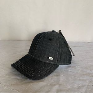 Firetrap Men’s Baseball Cap Dark Denim with Tonal Stitching NWT